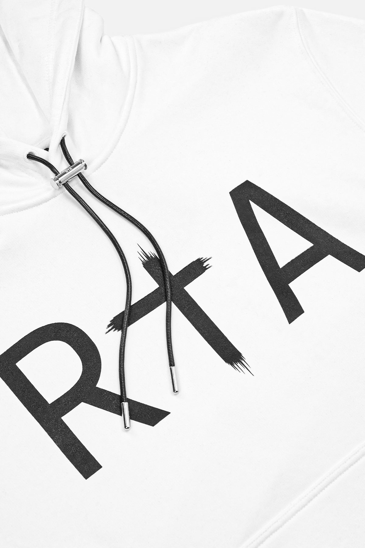 DION HOODIE | WHITE BLACK RTA