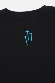 LIAM SHORT SLEEVE TEE | BLACK BLUE RTA