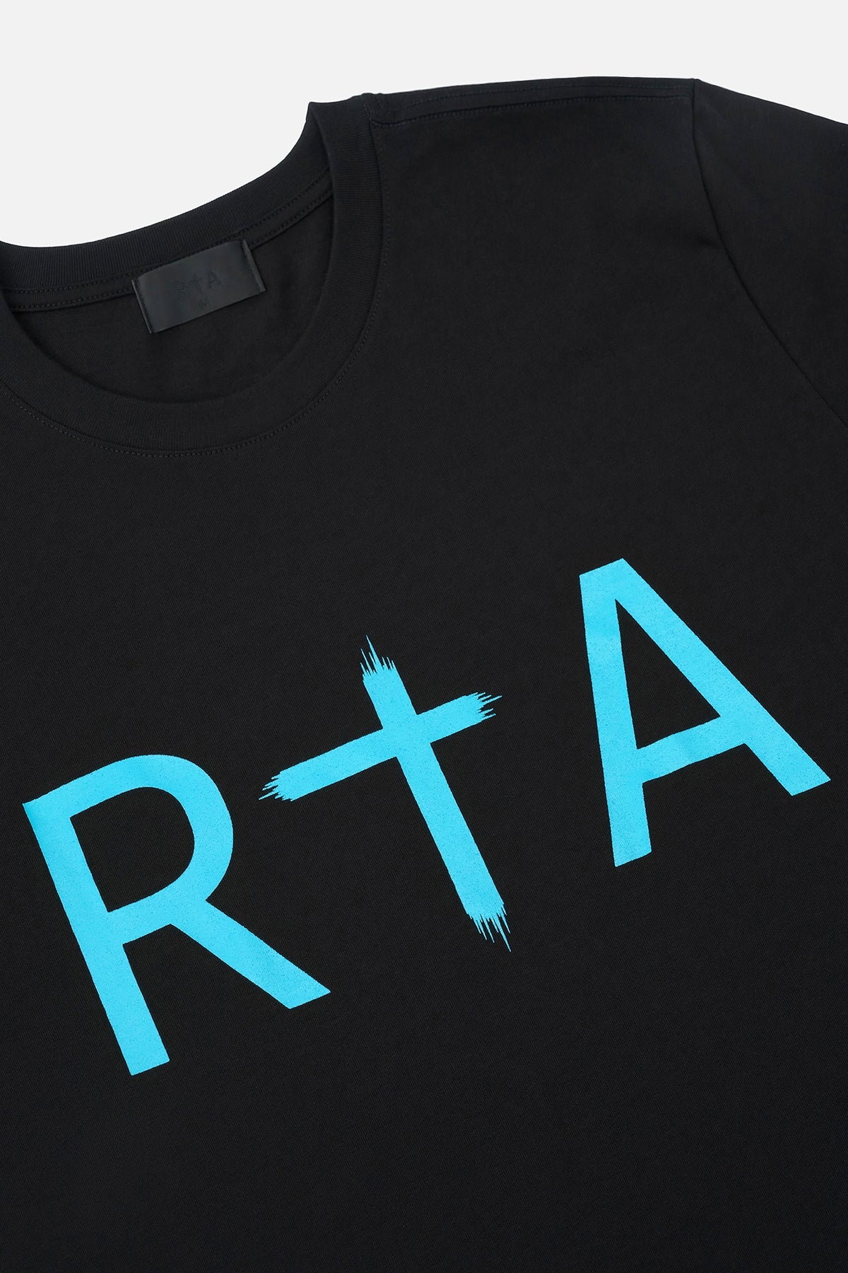 Men's Black Blue Short Sleeve Tee | RTA
