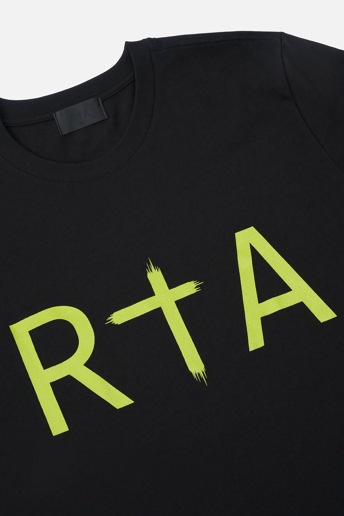 Men's Black Green Graphic Tee | RTA