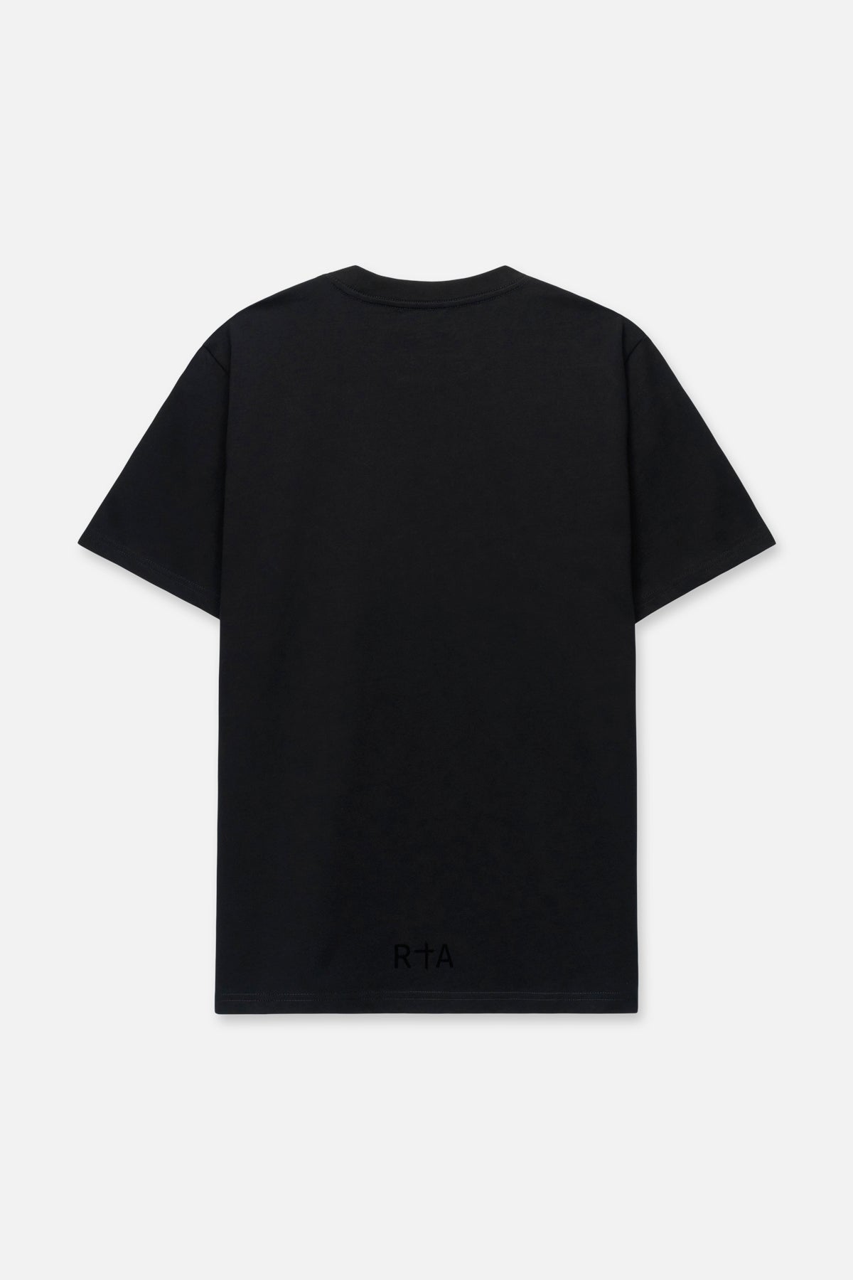 Men's Black Flocked Premium T-Shirt | RTA