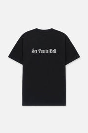 LIAM SHORT SLEEVE TEE | BLACK SKELETON HELL