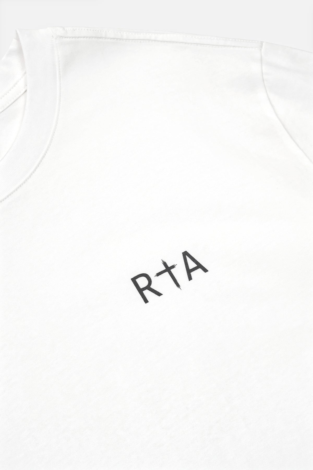 Men's White Crosses Long Sleeve Tee | RTA