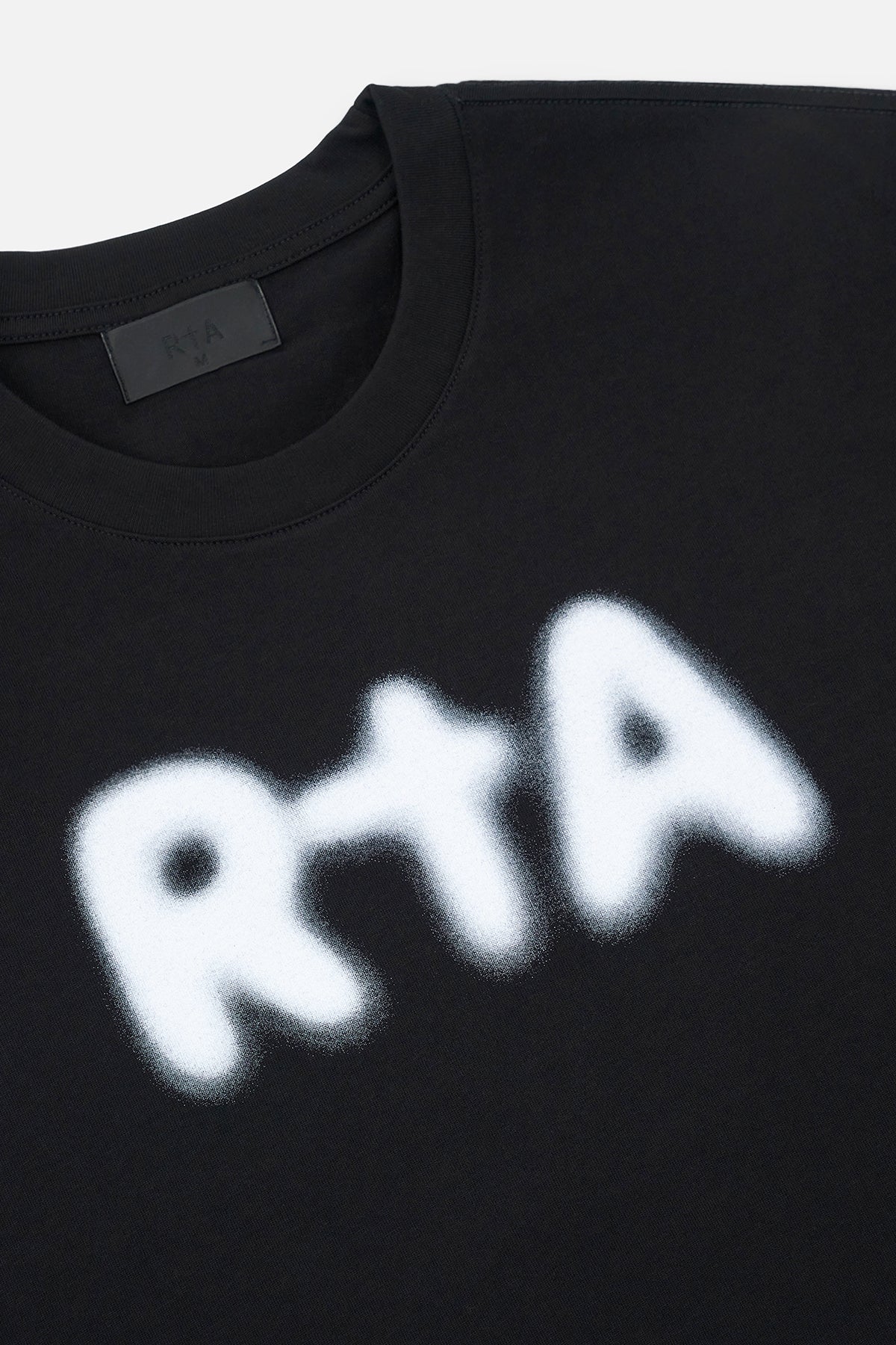 COLIN OVERSIZED TEE | BLACK BLURRY RTA