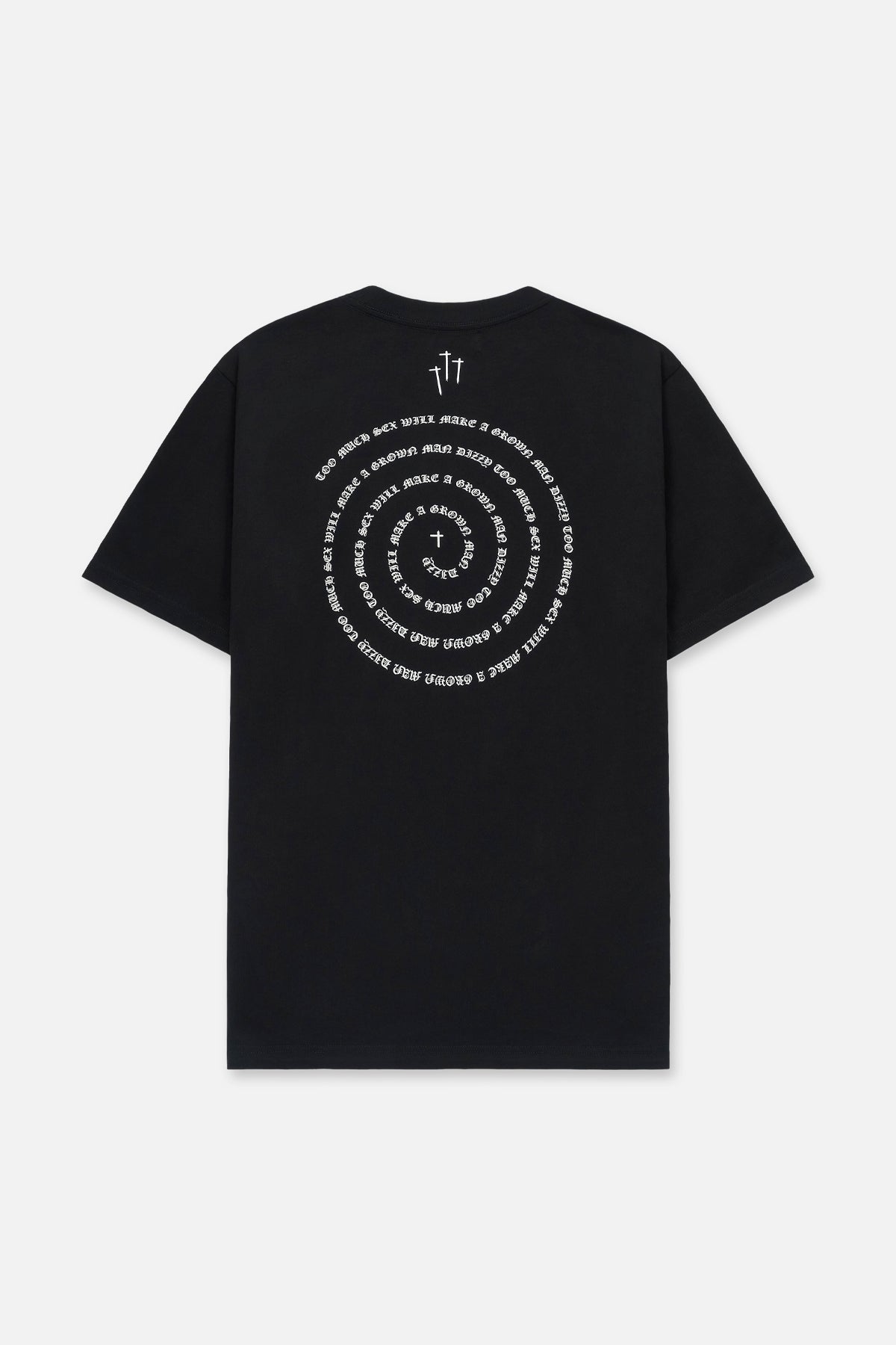 COLIN OVERSIZED TEE | BLACK SPIRAL RTA