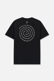COLIN OVERSIZED TEE | BLACK SPIRAL RTA