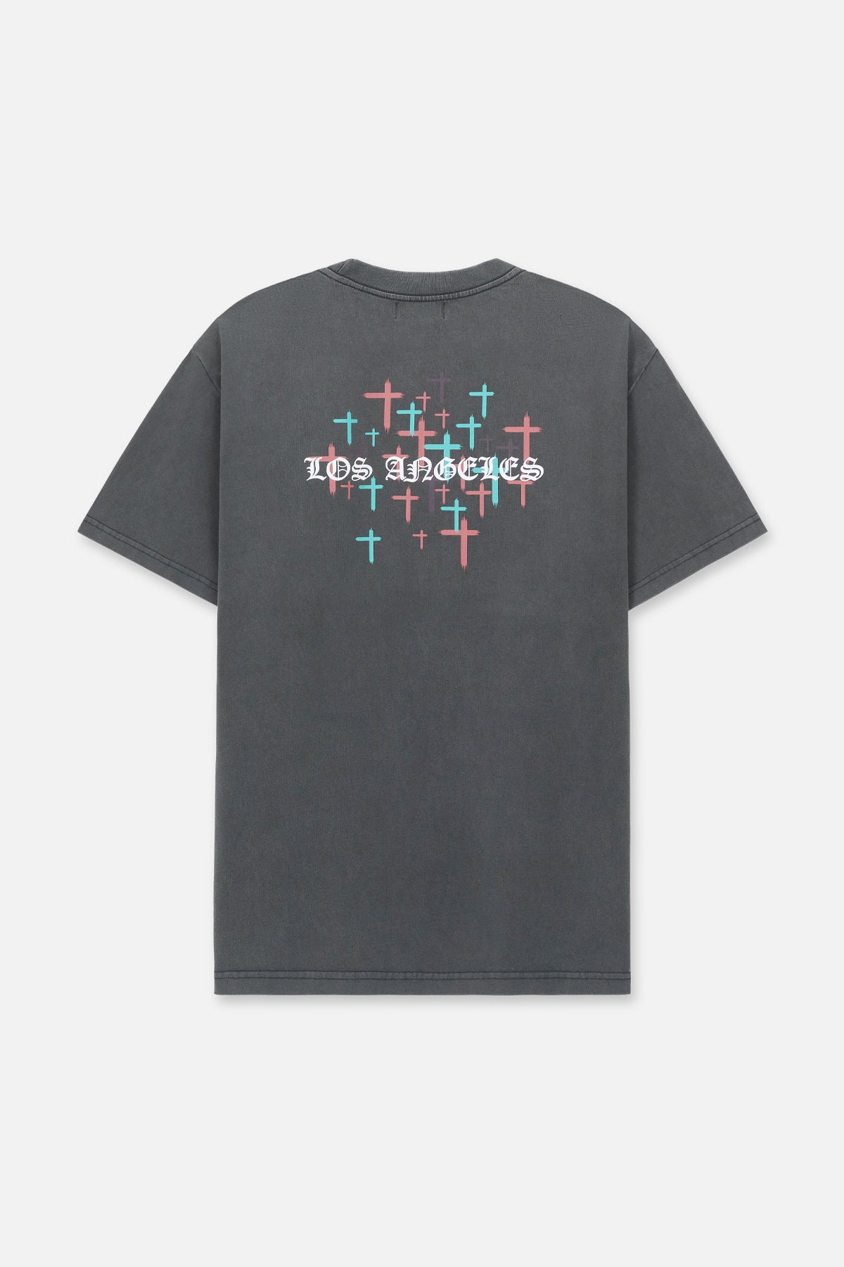 COLIN OVERSIZED TEE | VINTAGE BLACK OLD ENGLISH LA