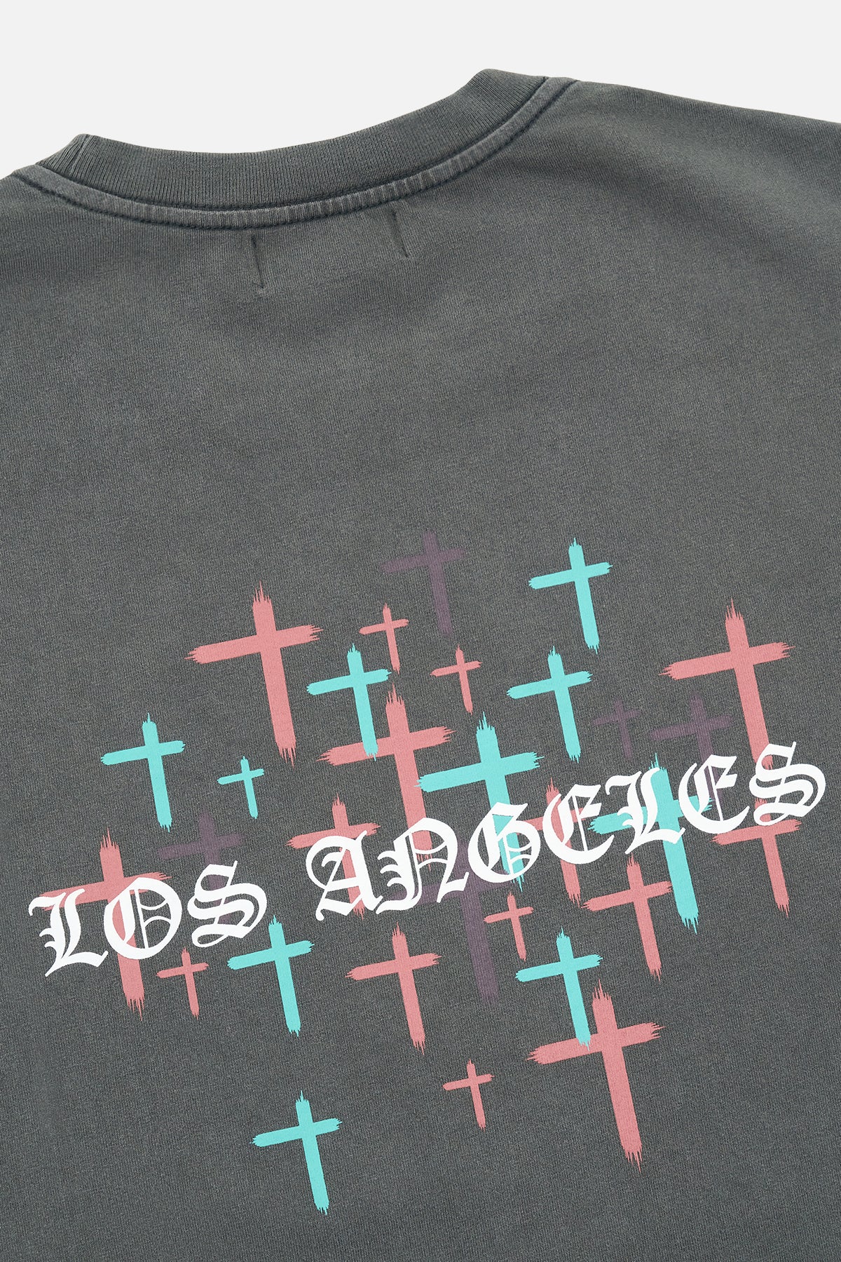 COLIN OVERSIZED TEE | VINTAGE BLACK OLD ENGLISH LA