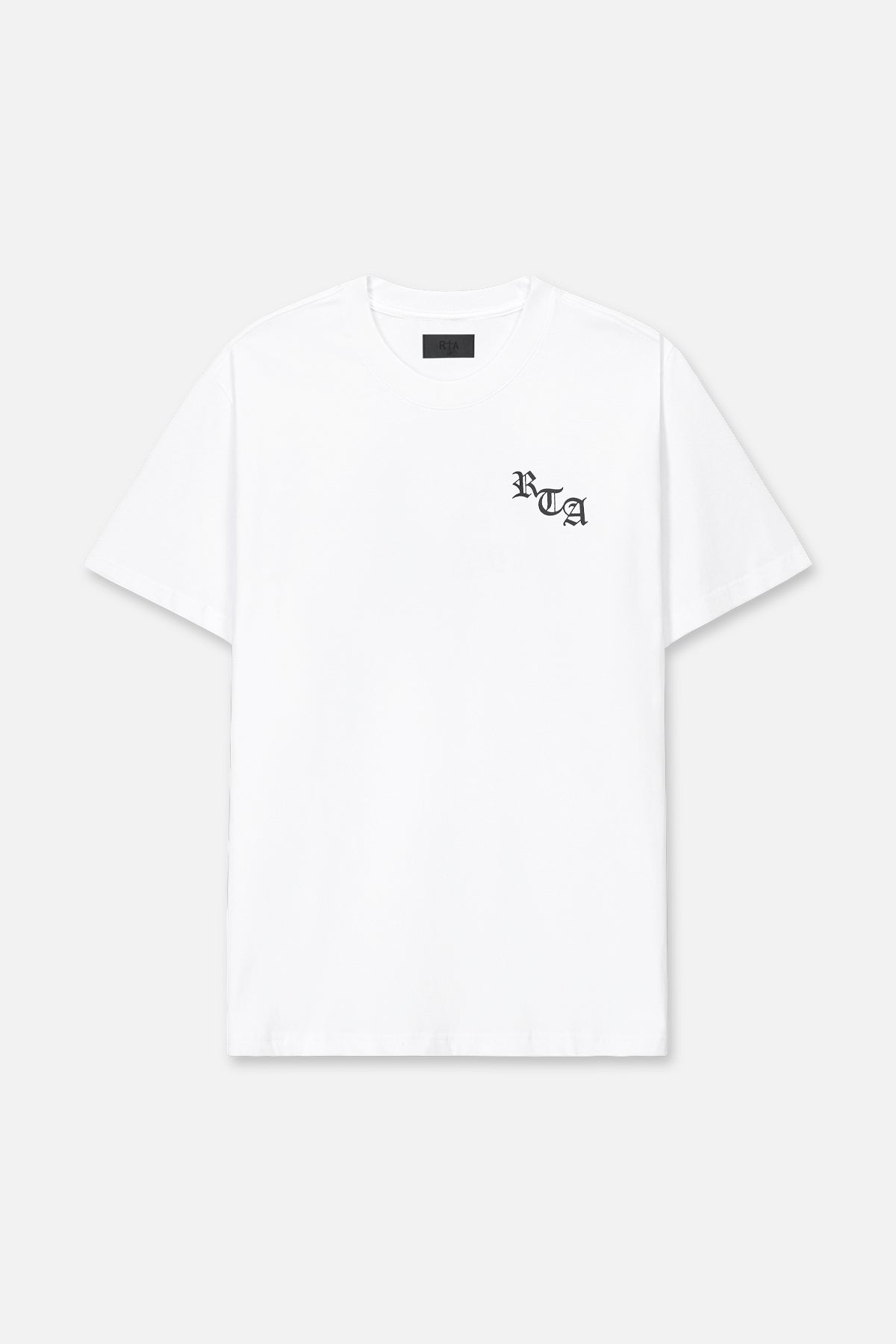 COLIN OVERSIZED SHORT SLEEVE TEE | WHITE OLD ENGLISH NY