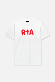 COLIN OVERSIZED TEE | WHITE BLURRY RTA