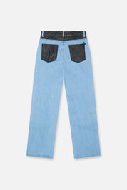 ELIOTT STRAIGHT LEG JEAN | BLUE PINSTRIPE COMBO