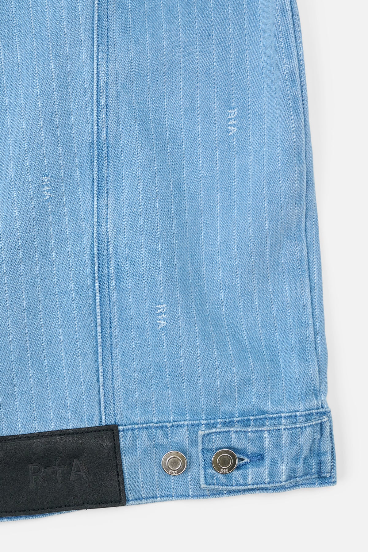 CEDRIC DENIM JACKET | BLUE PINSTRIPE COMBO