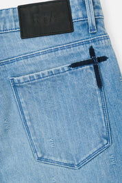 BRYANT SKINNY JEAN | BLUE PINSTRIPE RTA