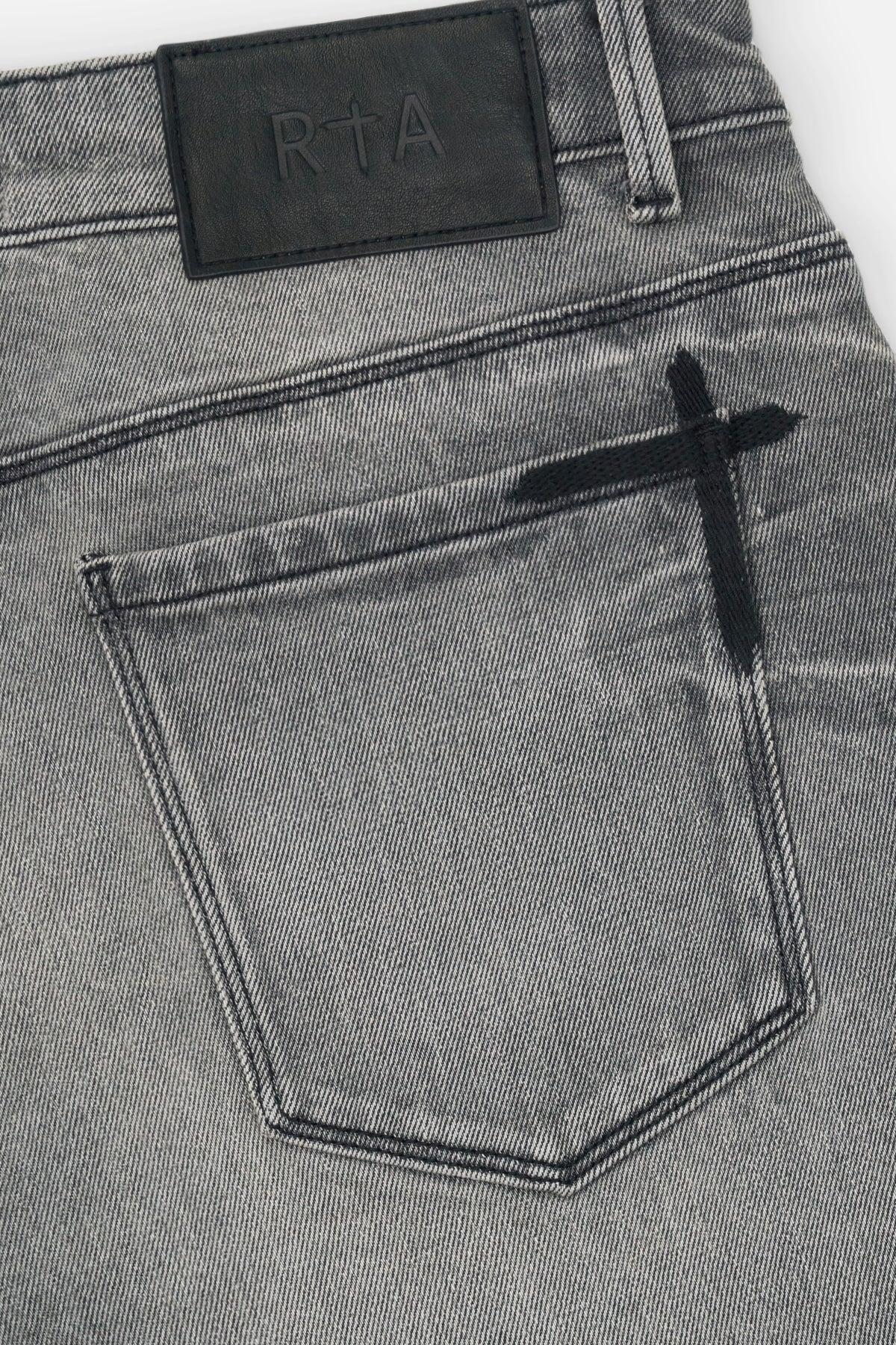 BRYANT SKINNY JEAN | IRON HAZE SIDE CROSS
