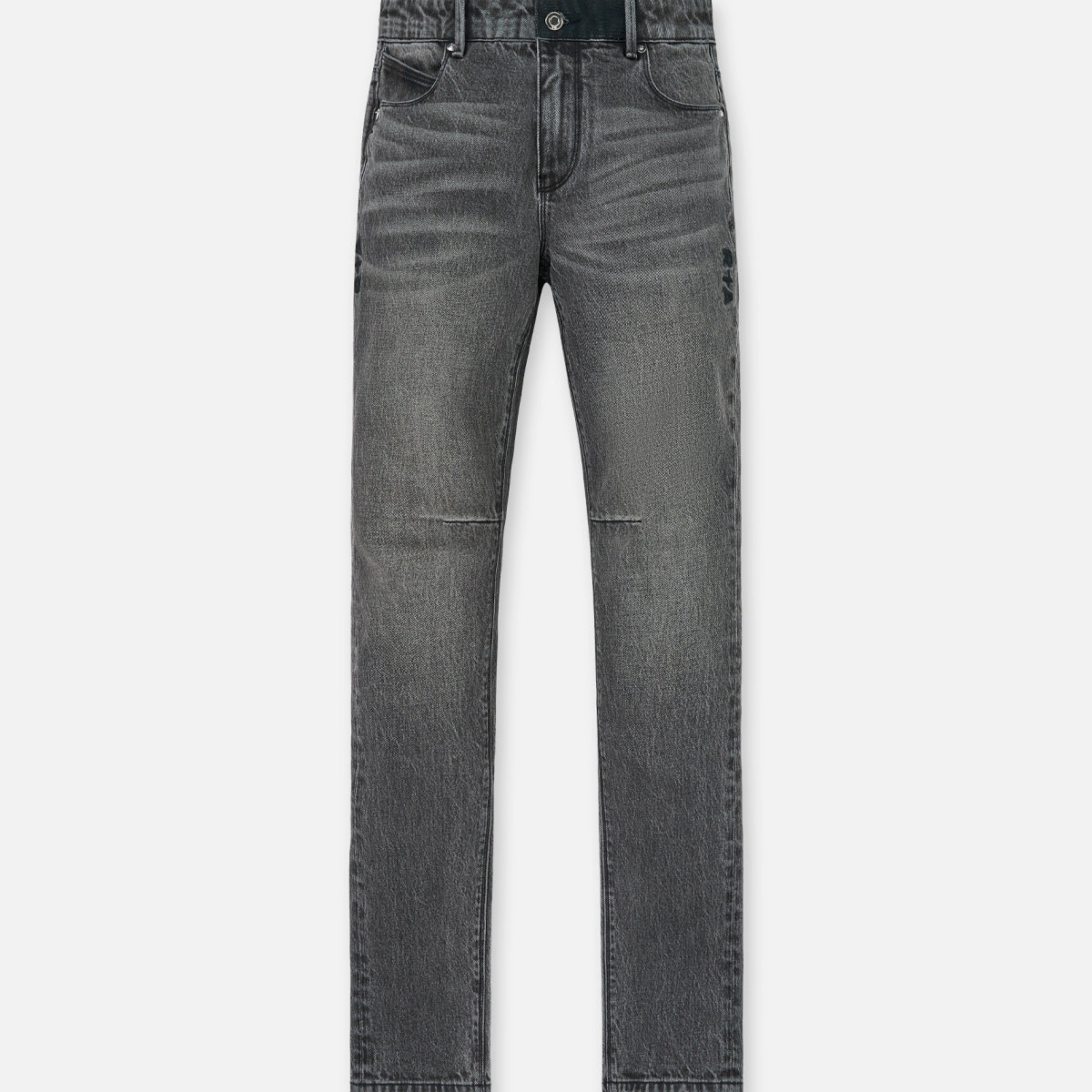 Midnight Ash Denim Bryant Skinny Jeans - Front View | RTA