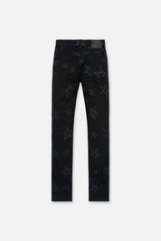 BRYANT SKINNY JEAN | BLACK ALL OVER STAR