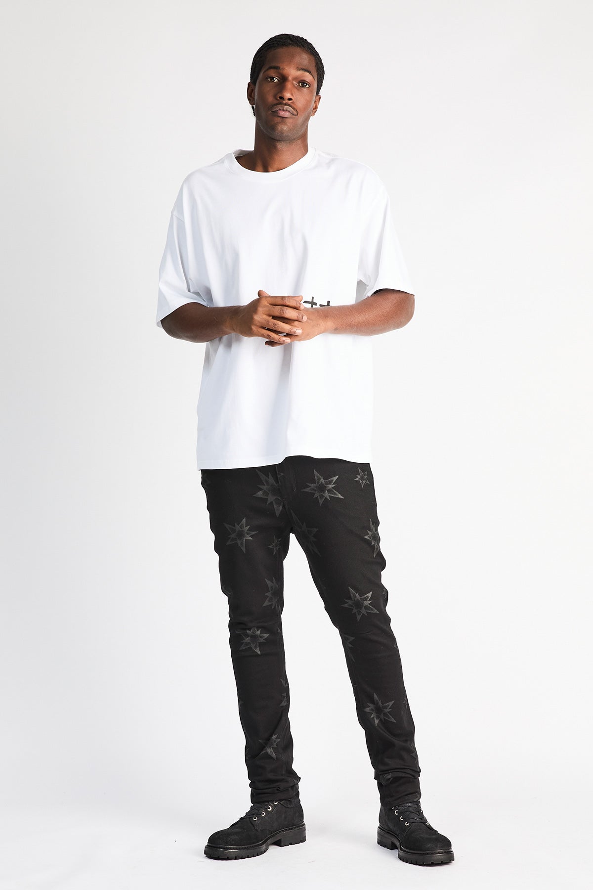 BRYANT SKINNY JEAN | BLACK ALL OVER STAR