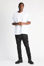 BRYANT SKINNY JEAN | BLACK ALL OVER STAR