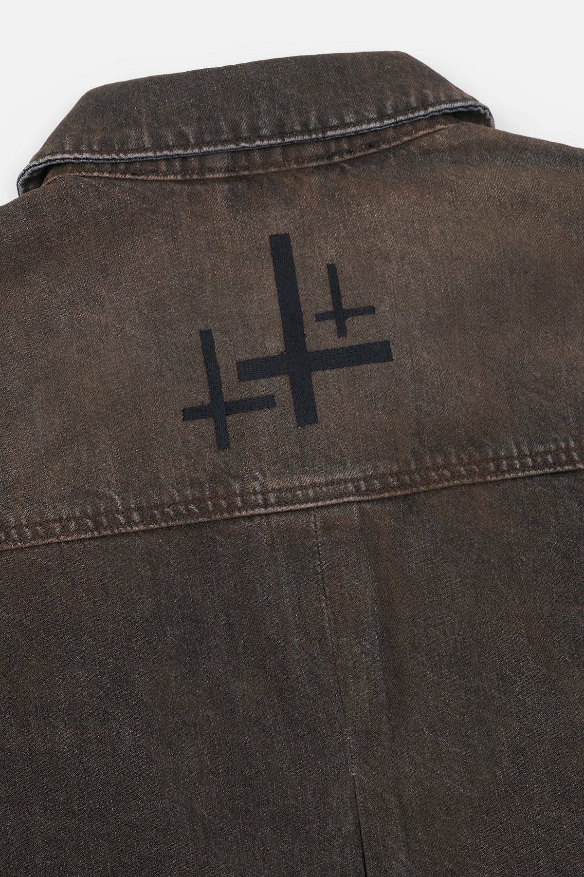 VALENTIANO DENIM JACKET | MOCHA DRIFT