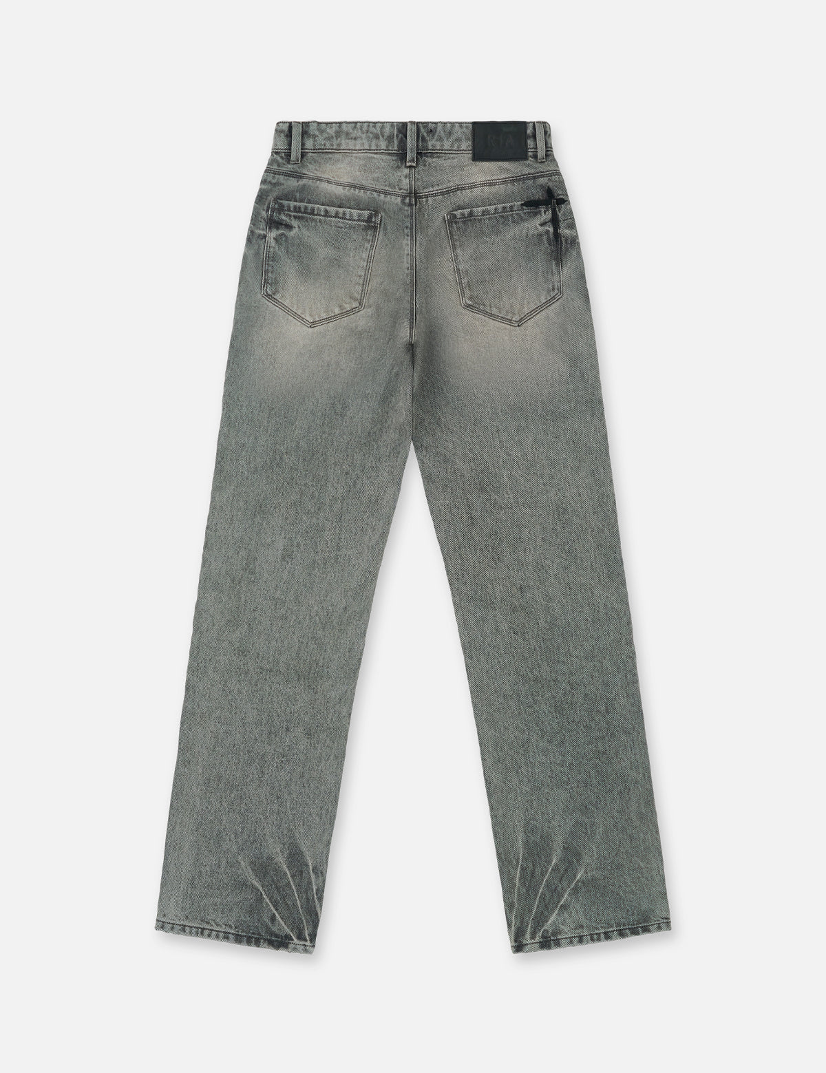 Iron Haze Grey Ricardo Slim Carpenter Jeans with Vintage Wash - Back View | RTA