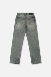 Iron Haze Grey Ricardo Slim Carpenter Jeans with Vintage Wash - Back View | RTA