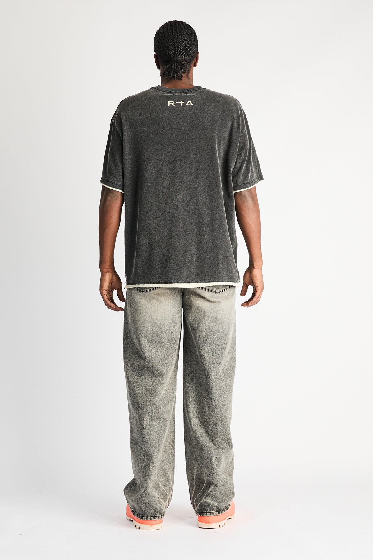 Iron Haze Franco Wide Leg Jeans - Styled Look Back View | RTA