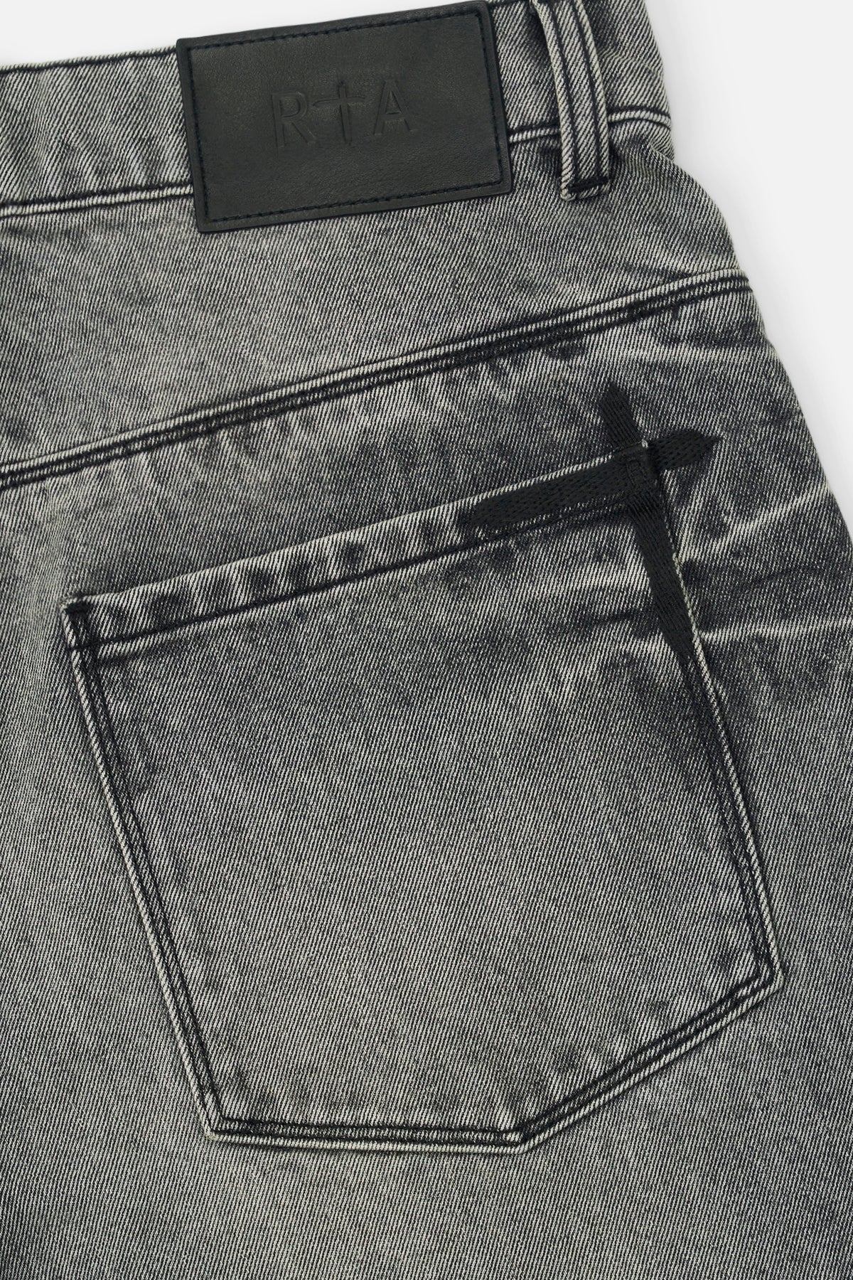 Iron Haze Franco Jeans - RTA Cross Back Pocket Detail | RTA