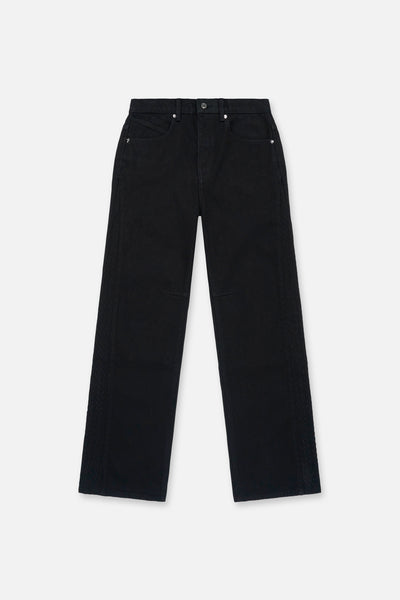 Men's Black Straight Leg Jeans | RTA