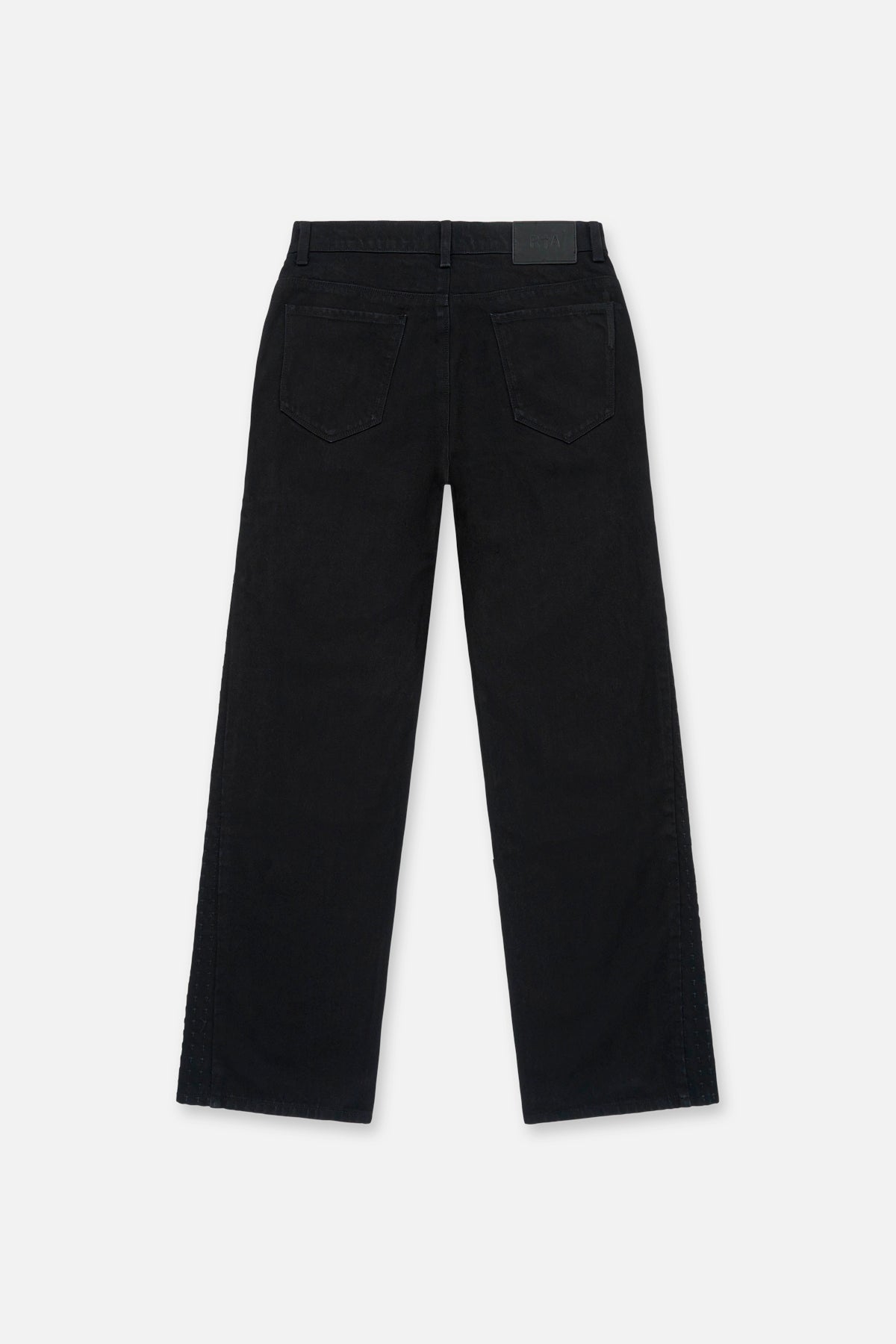 Men's Black Straight Leg Jeans | RTA