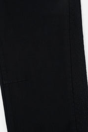 Black Denim Zed Straight Leg Jean - 3D Cross Side Seam Detail | RTA