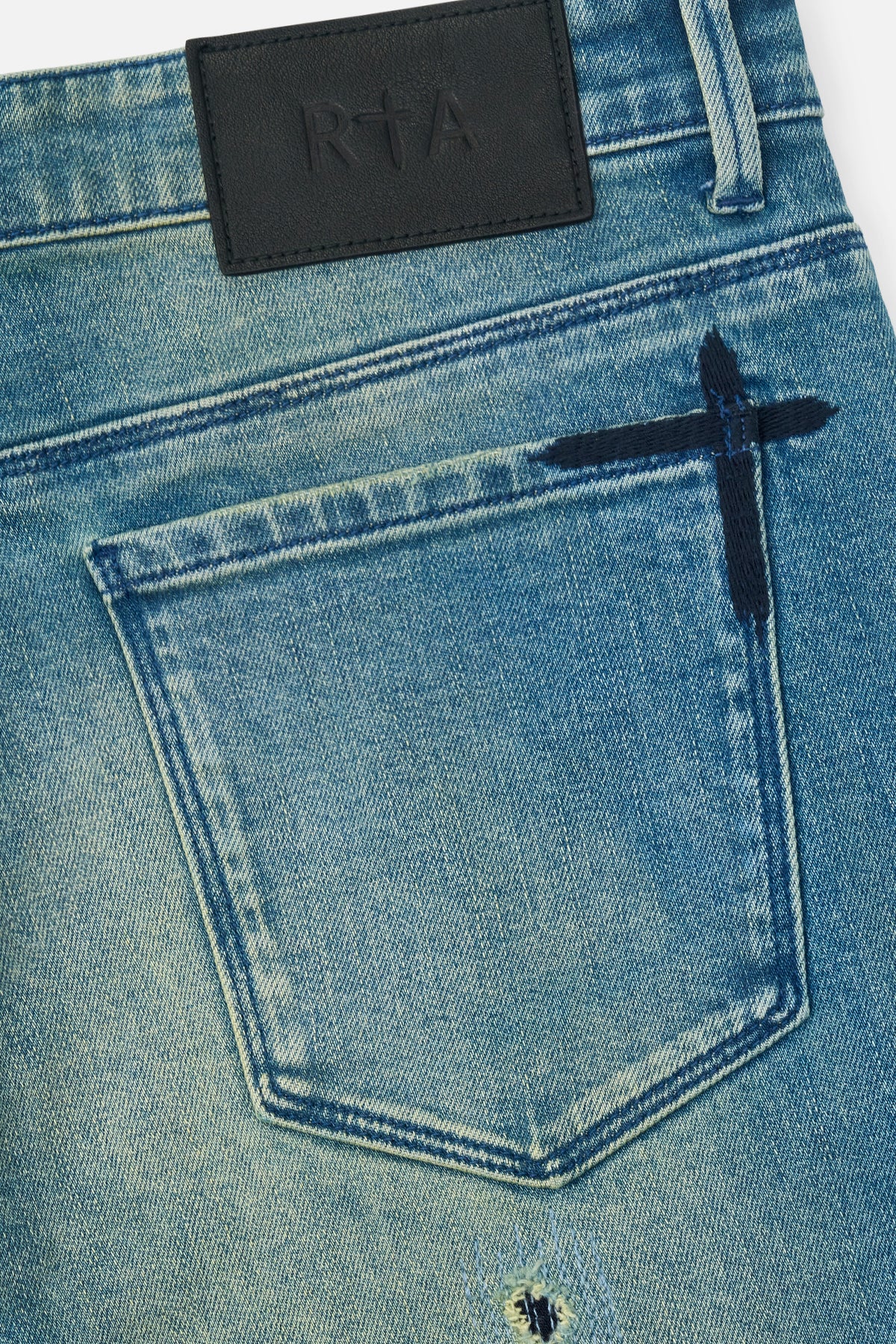 Men's Sunbleach Blue Skinny Jeans | RTA
