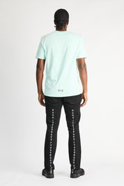 BRYANT SKINNY JEAN | BLACK WHITE CROSS