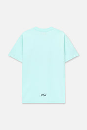 Turquoise Cotton Liam Spike Logo Tee - Back View | RTA
