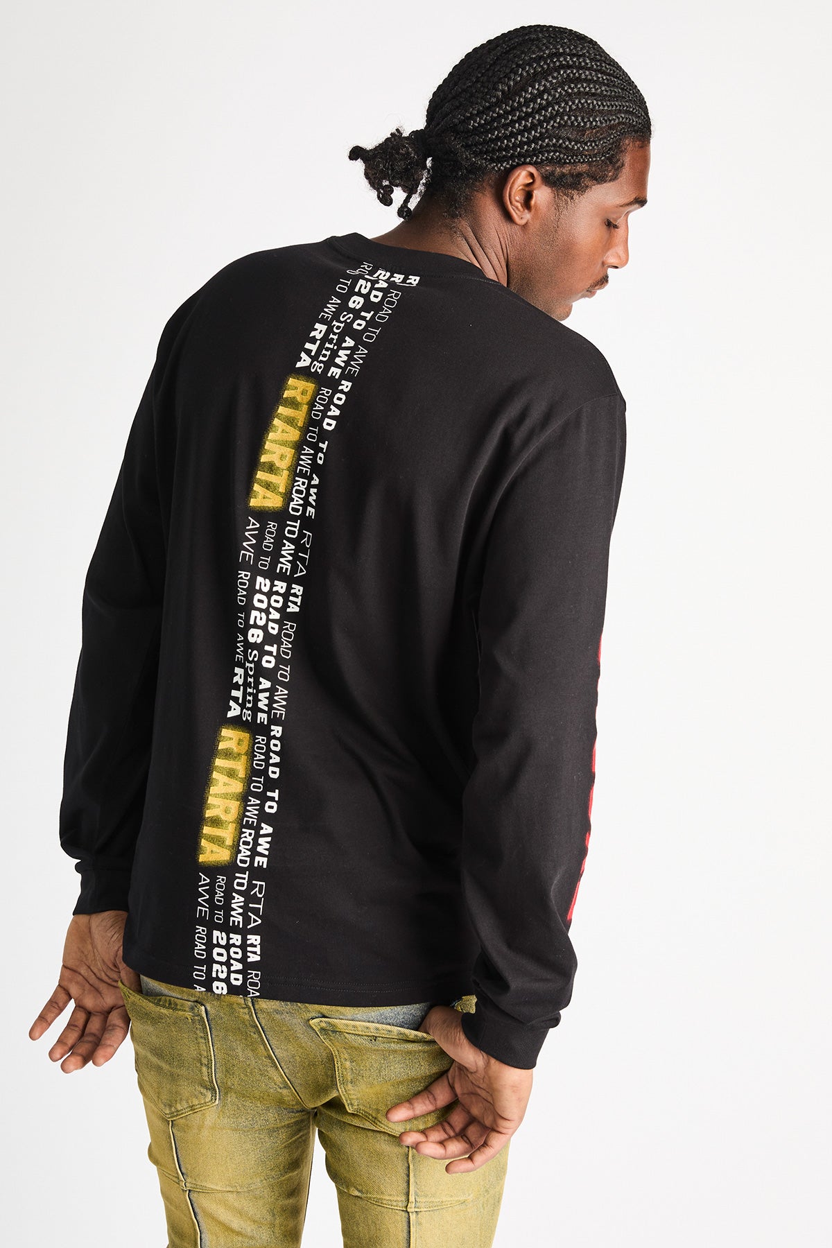 LAWRENCE LONG SLEEVE TEE | BLACK EXODUS