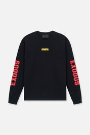 LAWRENCE LONG SLEEVE TEE | BLACK EXODUS