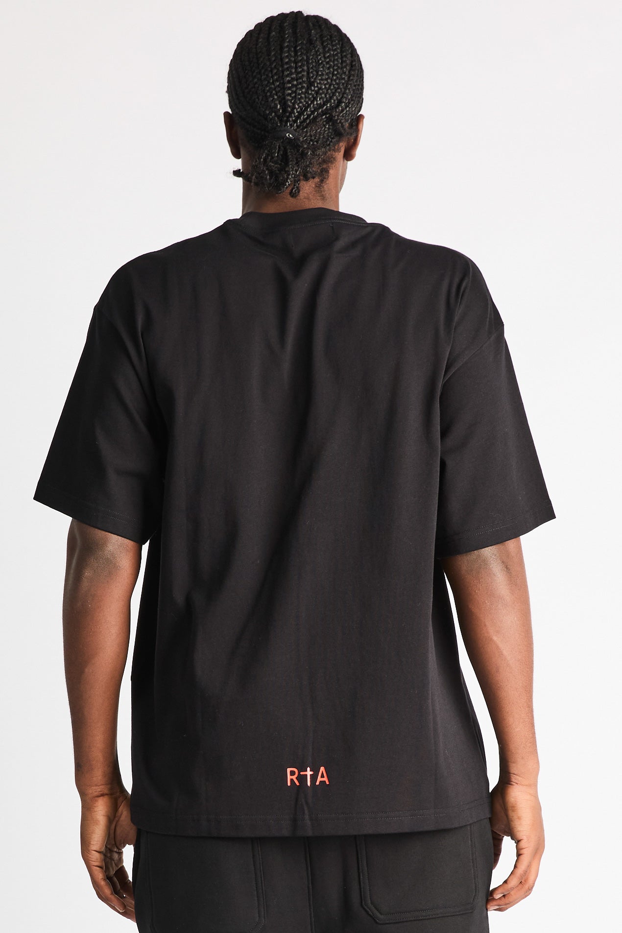 COLIN OVERSIZED SHORT SLEEVE TEE | BLACK PLANETARY RTA