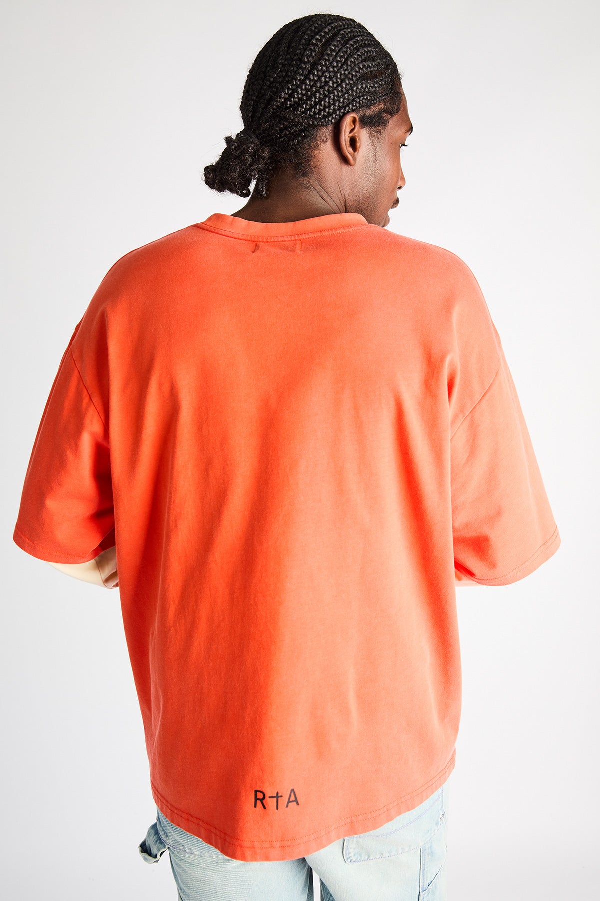LORIS DOUBLE LAYERED LONG SLEEVE TEE | ORANGE PLANETARY RTA