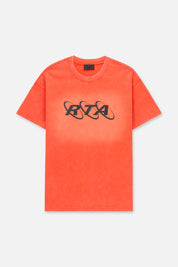 COLIN OVERSIZED SHORT SLEEVE TEE | ORANGE PLANETARY RTA