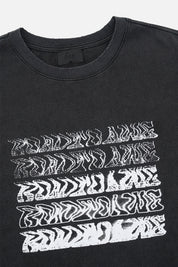 LORIS DOUBLE LAYERED LONG SLEEVE TEE | BLACK SMOKY RTA