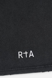 LORIS DOUBLE LAYERED LONG SLEEVE TEE | BLACK SMOKY RTA