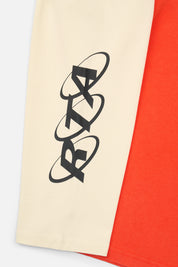 LORIS DOUBLE LAYERED LONG SLEEVE TEE | ORANGE PLANETARY RTA