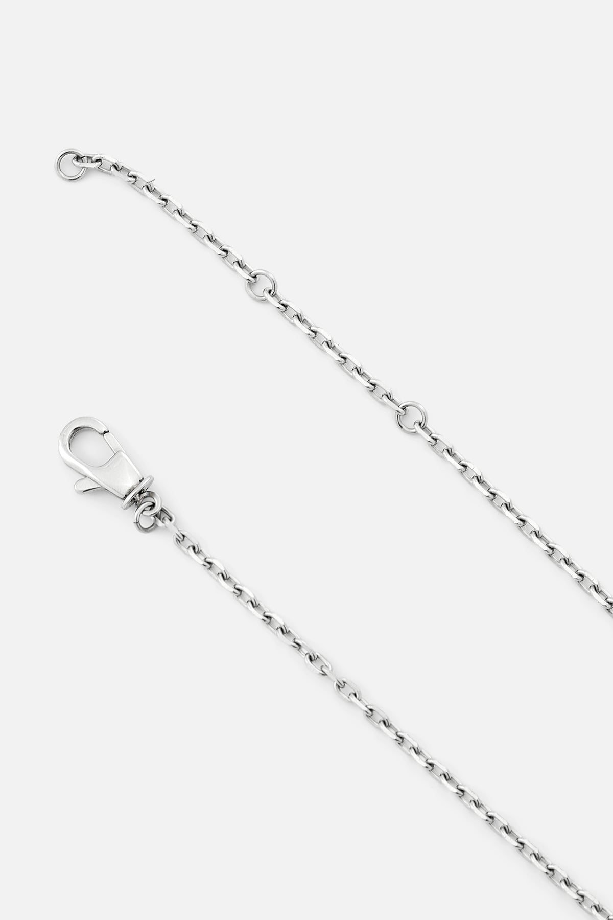 RION CHARM TAG NECKLACE | SILVER MULTI CHARM