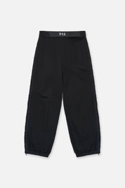 Black Nylon Nixon Track Pants - Front View | RtA