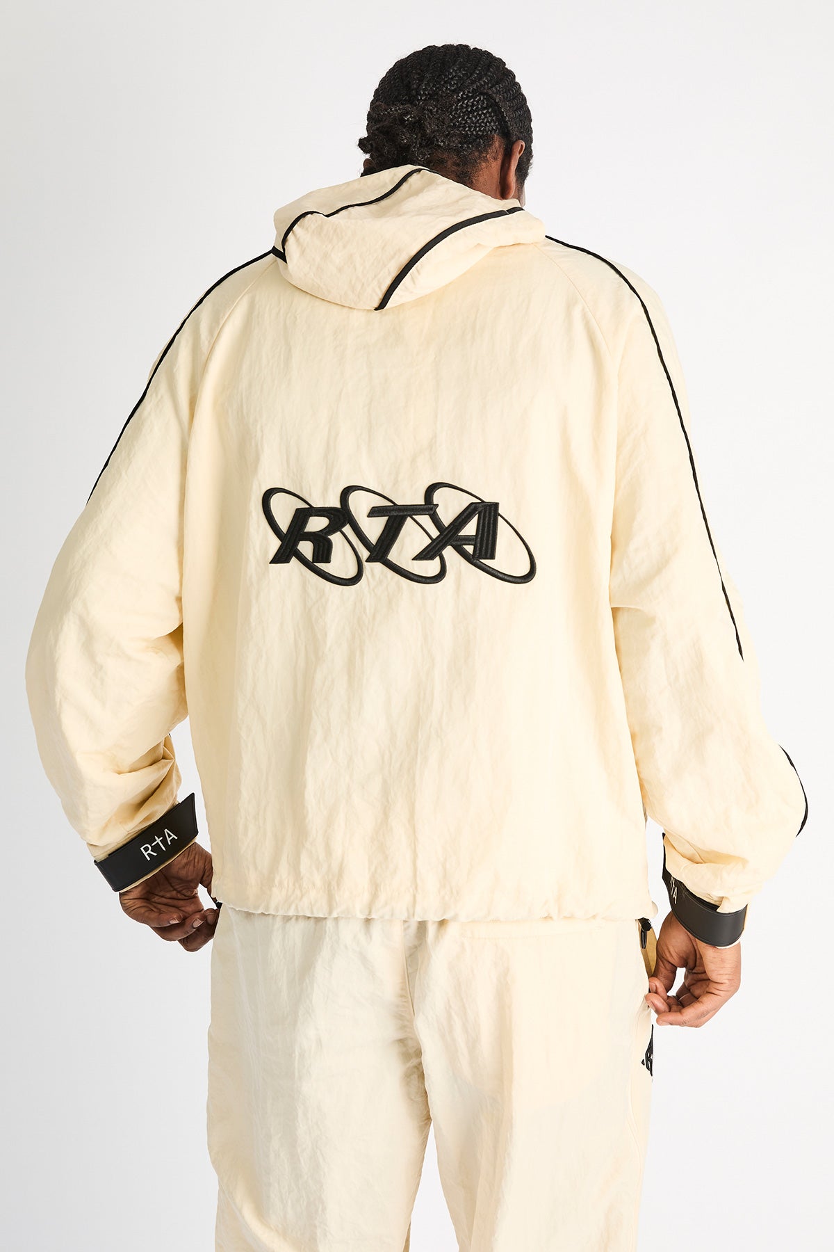 Men's Raw Sand Zayden Windbreaker Jacket | RTA