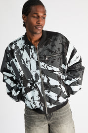 LIO BOMBER JACKET | BLACK RTA FLAG