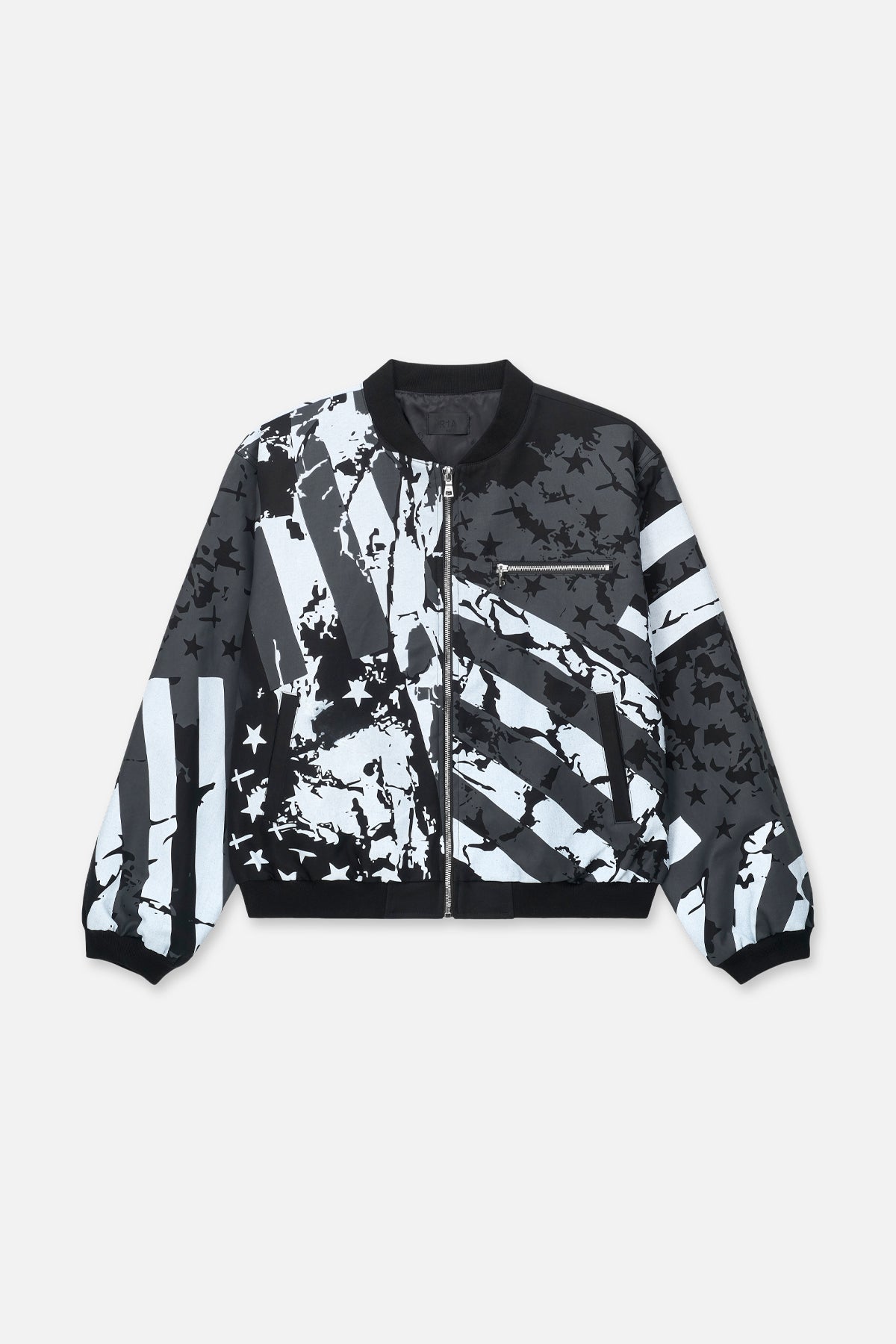 LIO BOMBER JACKET | BLACK RTA FLAG