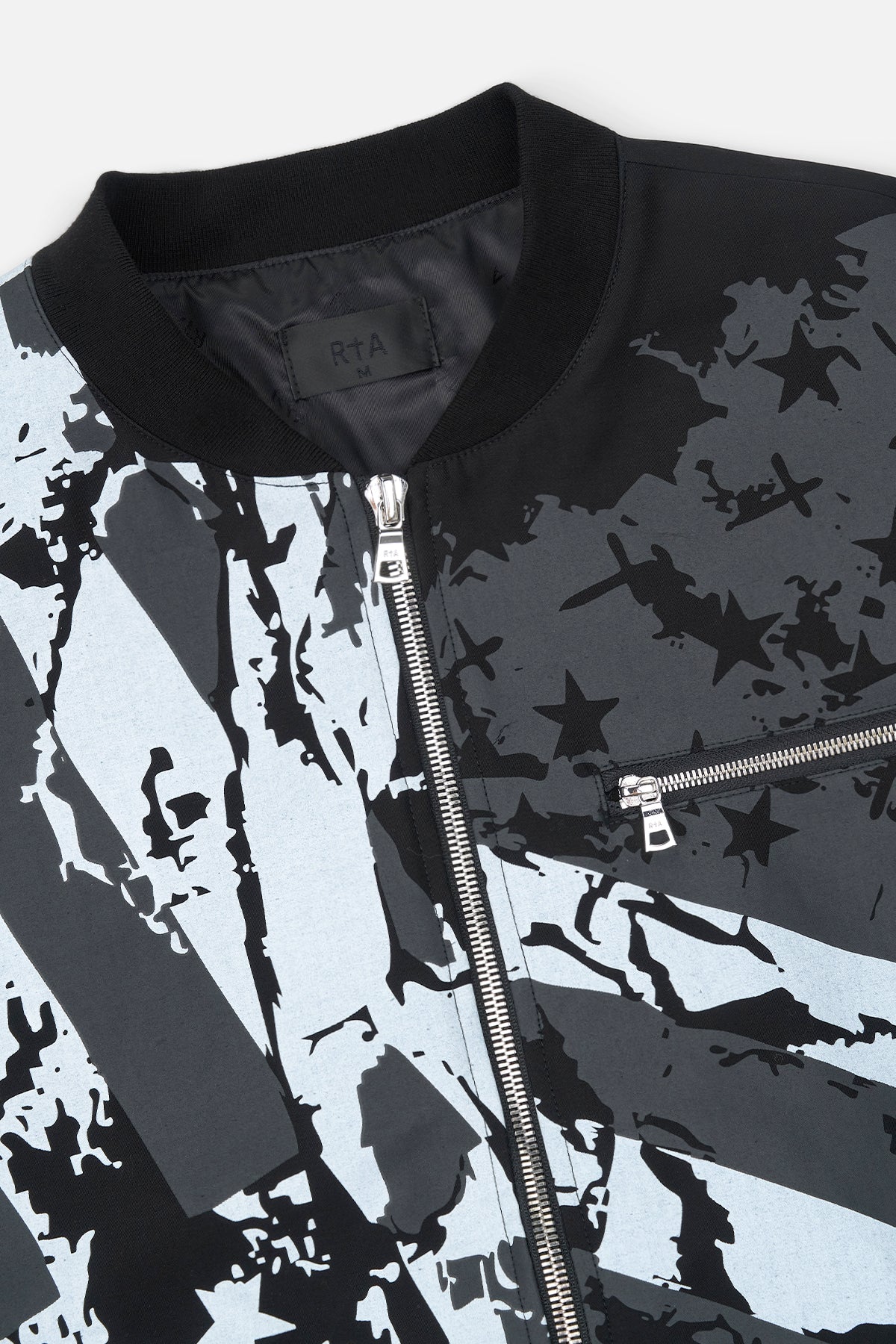 LIO BOMBER JACKET | BLACK RTA FLAG