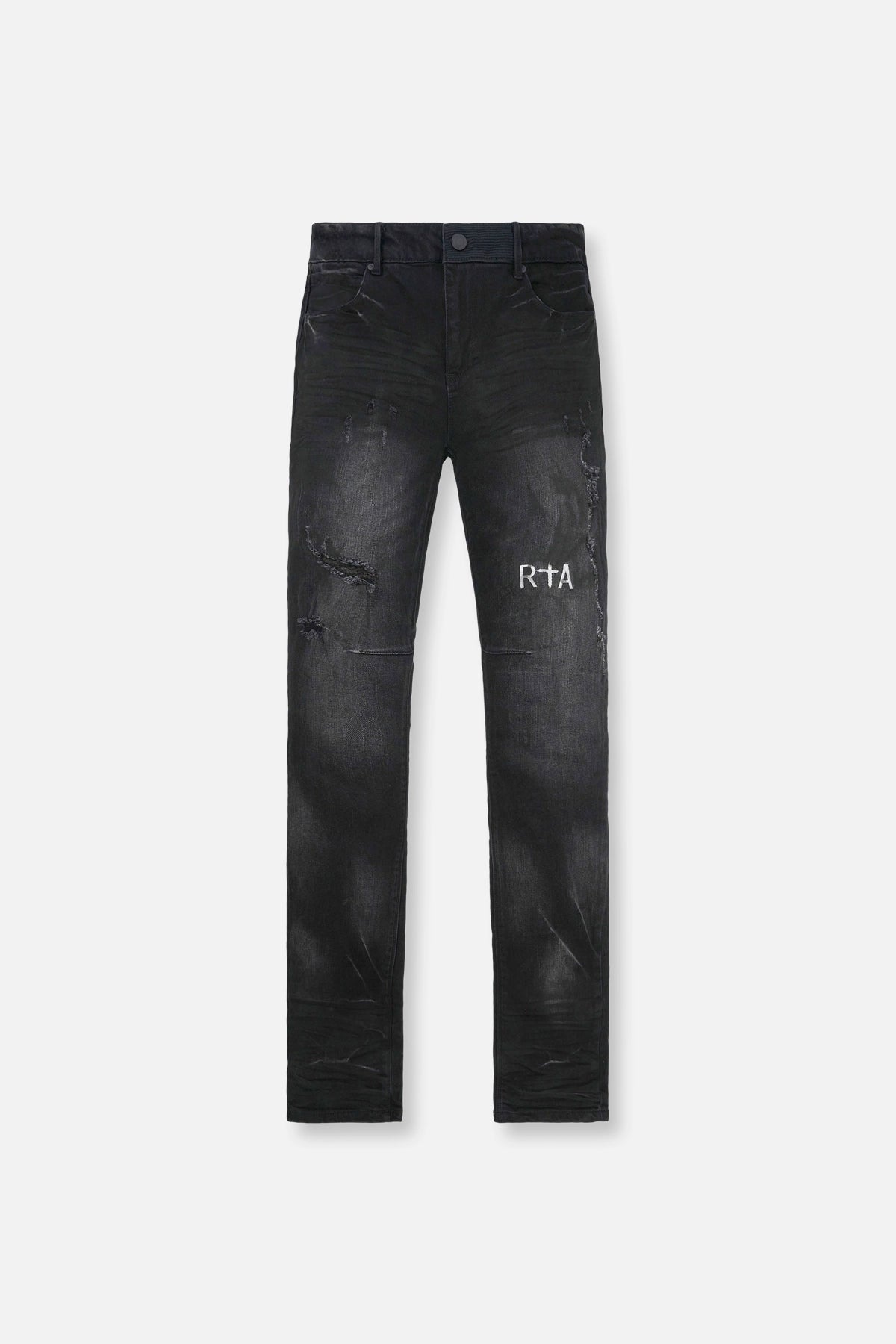 OLIVIER STACKED JEAN | WORN OUT BLACK