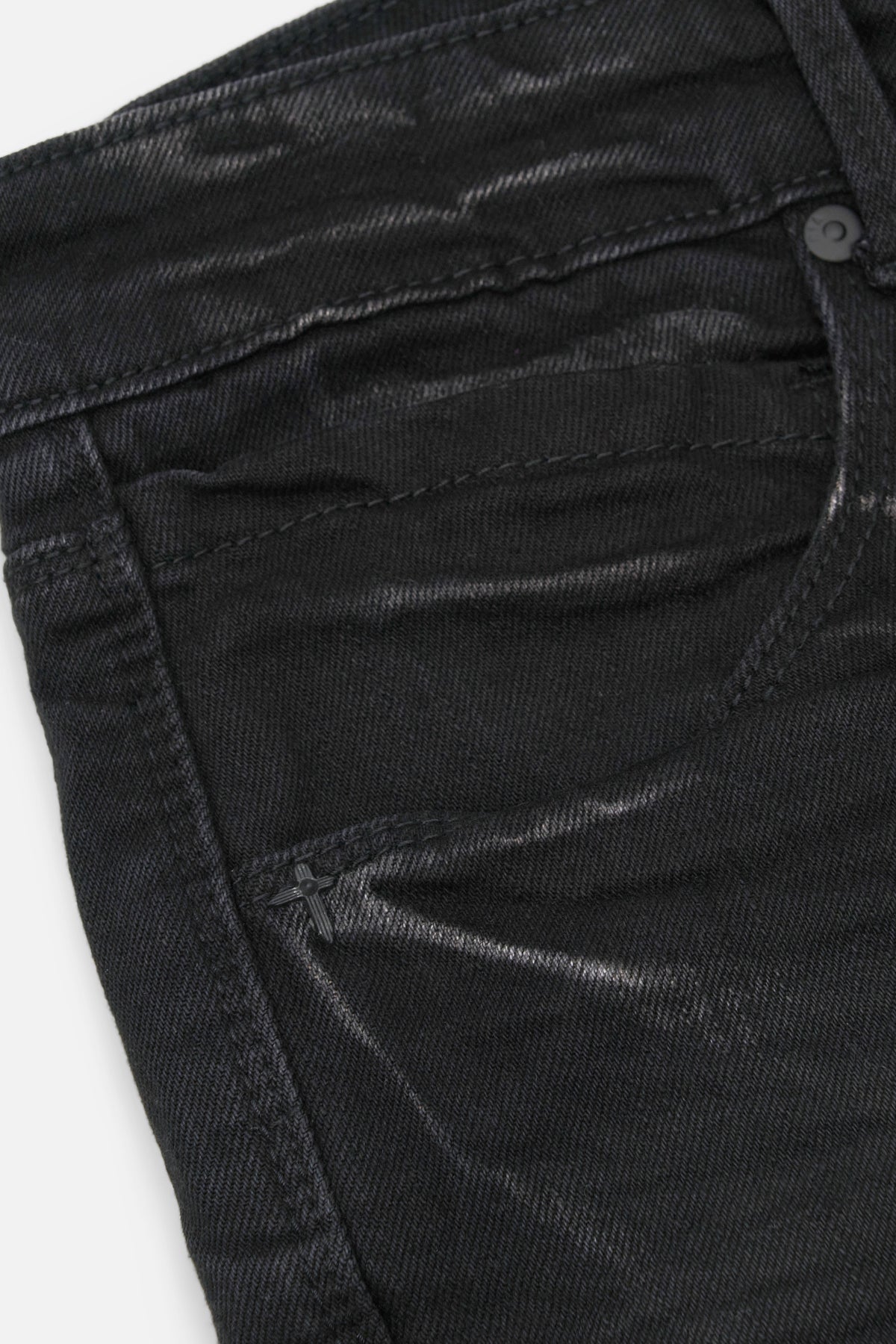 OLIVIER STACKED JEAN | WORN OUT BLACK