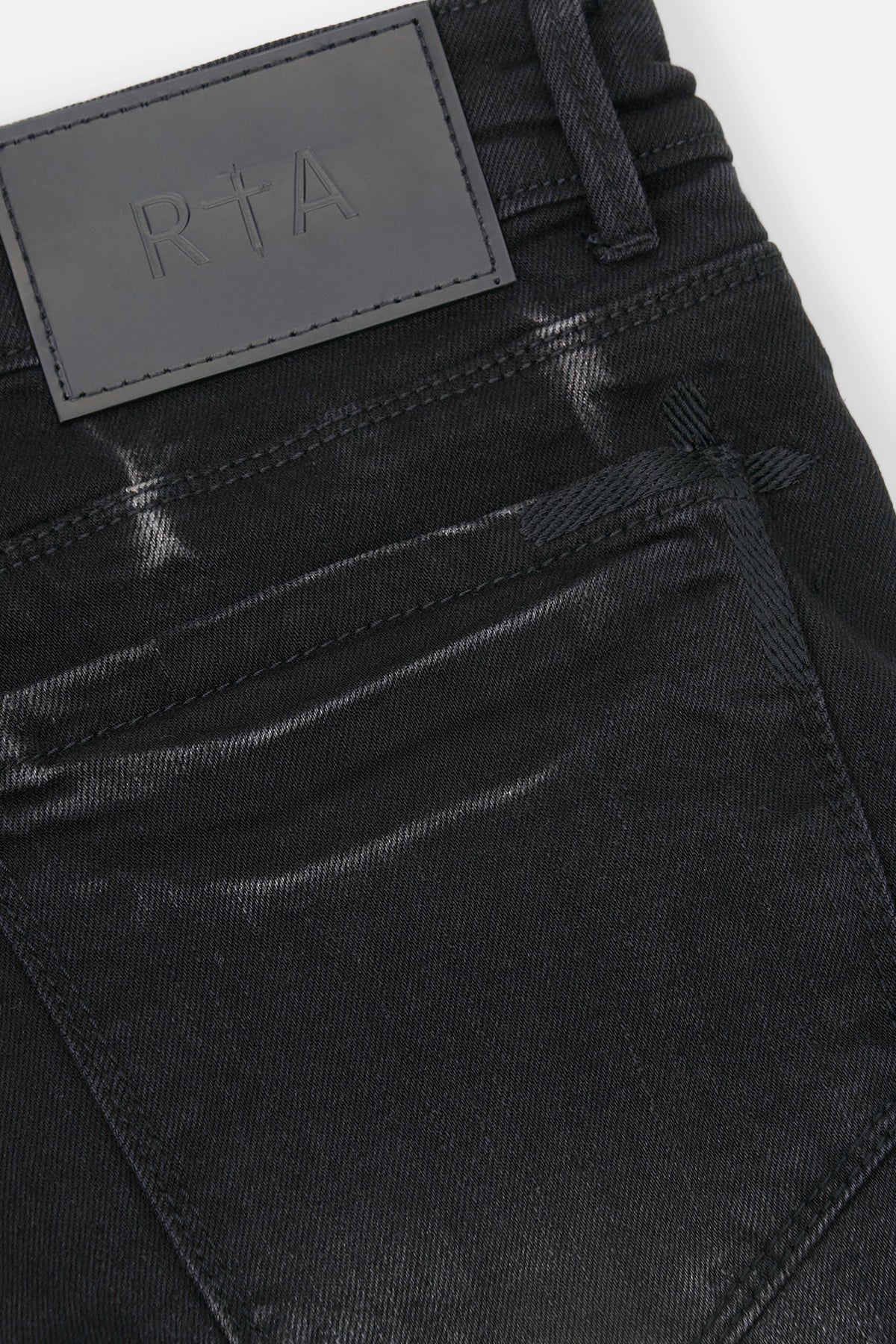 OLIVIER STACKED JEAN | WORN OUT BLACK